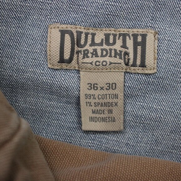 Duluth Jeans Mens 36x28 Blue DuluthFlex Ballroom Relaxed Fit Stretch Denim - Picture 11 of 13
